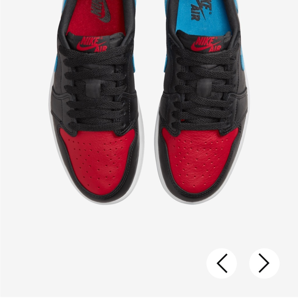 Nike Black and Red Sneakers Bold Design